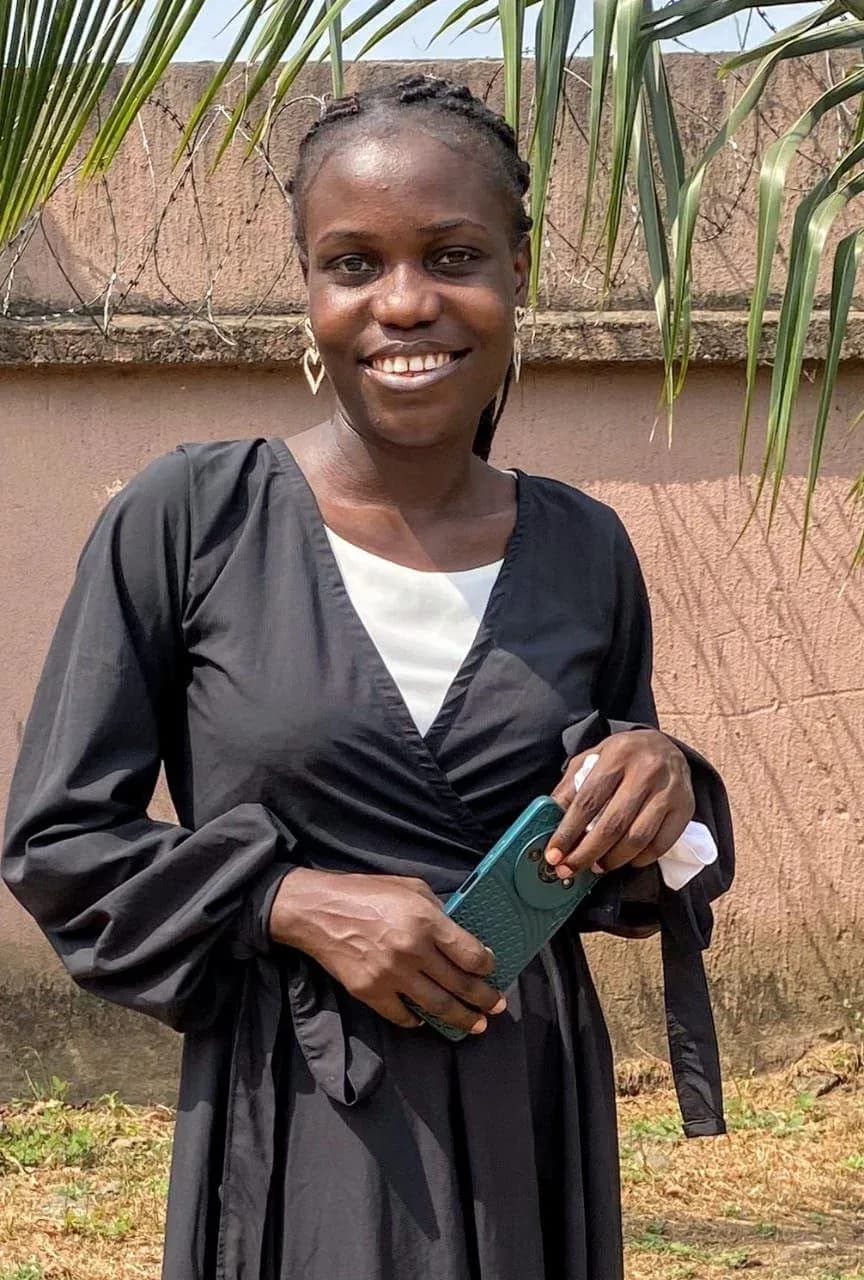 A GAMAID Education beneficiary